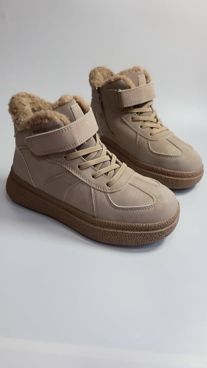 Ботинки зимние Clibee для девочки р. 36 24 см Бежевый (752-2 beige) Ботинки зимние Clibee для девочки р. 36 24 см Бежевый (752-2 beige)