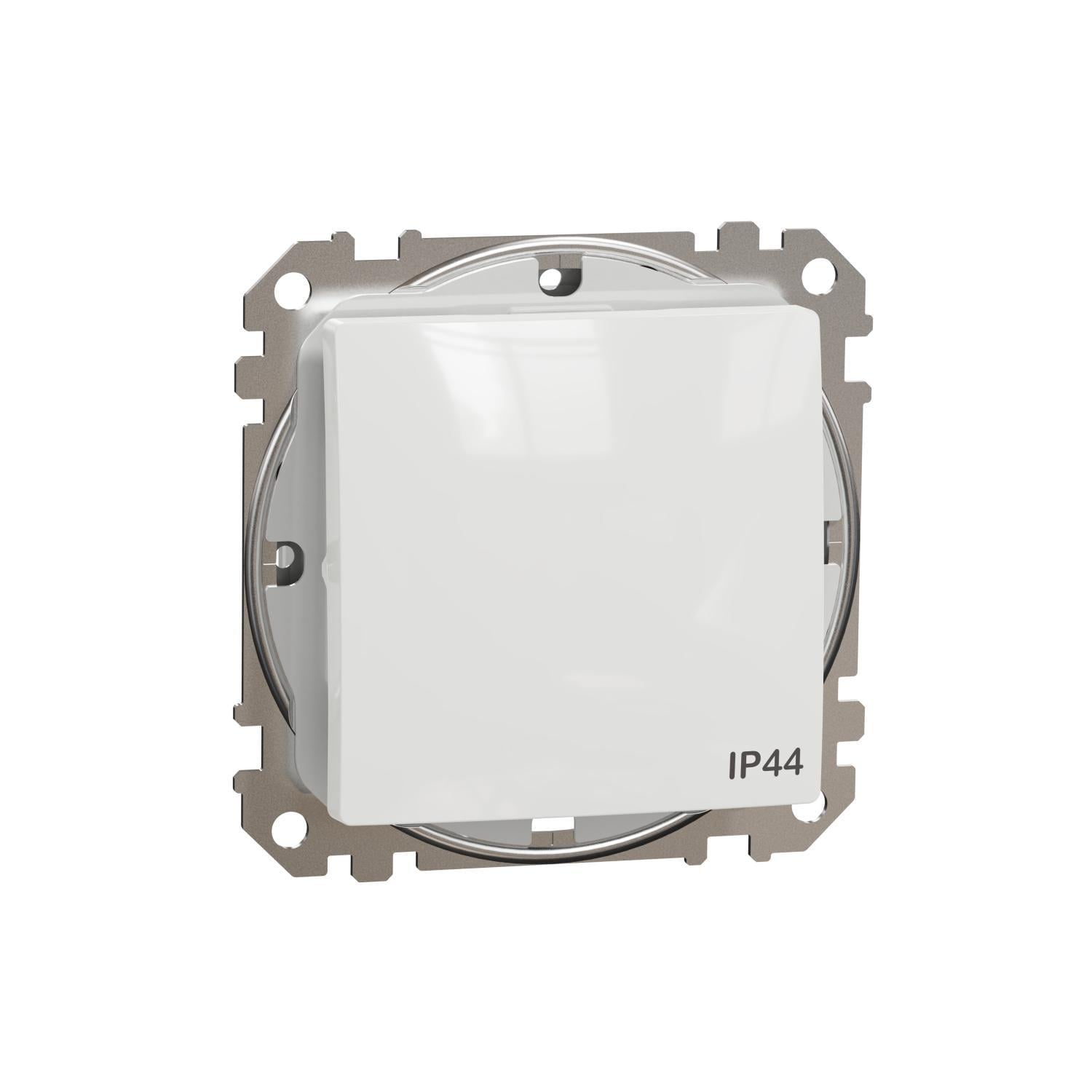 Переключатель одноклавишный Schneider Electric Sedna Design IP44 Белый (SDD211106)