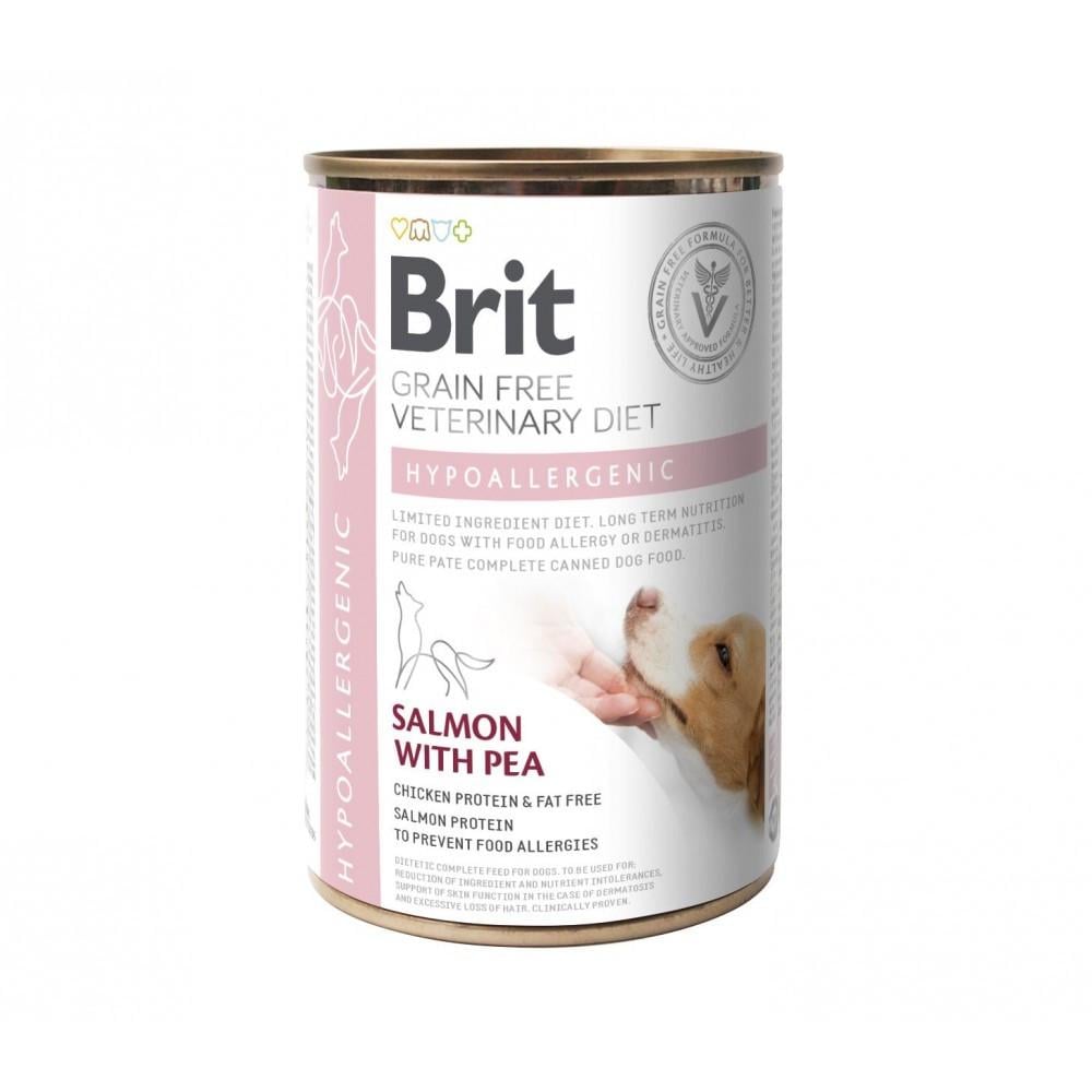 Консервы Brit VetDiets Dog Hypoallergenic для собак с пищевой аллергией 400 г (8595602535903)