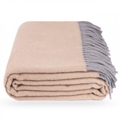 Плед боварія дабл 140х200 см Сіро-бежевий - фото 1 Плед боварія дабл 140х200 см Сіро-бежевий - фото 1