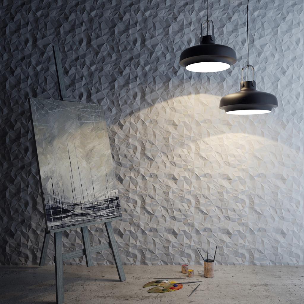 Панель 3д гипсовая Жатая бумага (1003) - фото 2