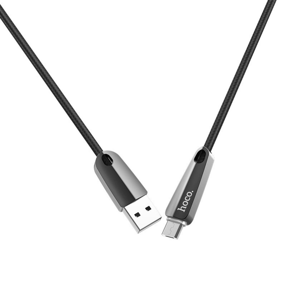 Кабель Hoco U35 Space shuttle smart power off Micro charging data cable L-1.2 Black Кабель Hoco U35 Space shuttle smart power off Micro charging data cable L-1.2 Black