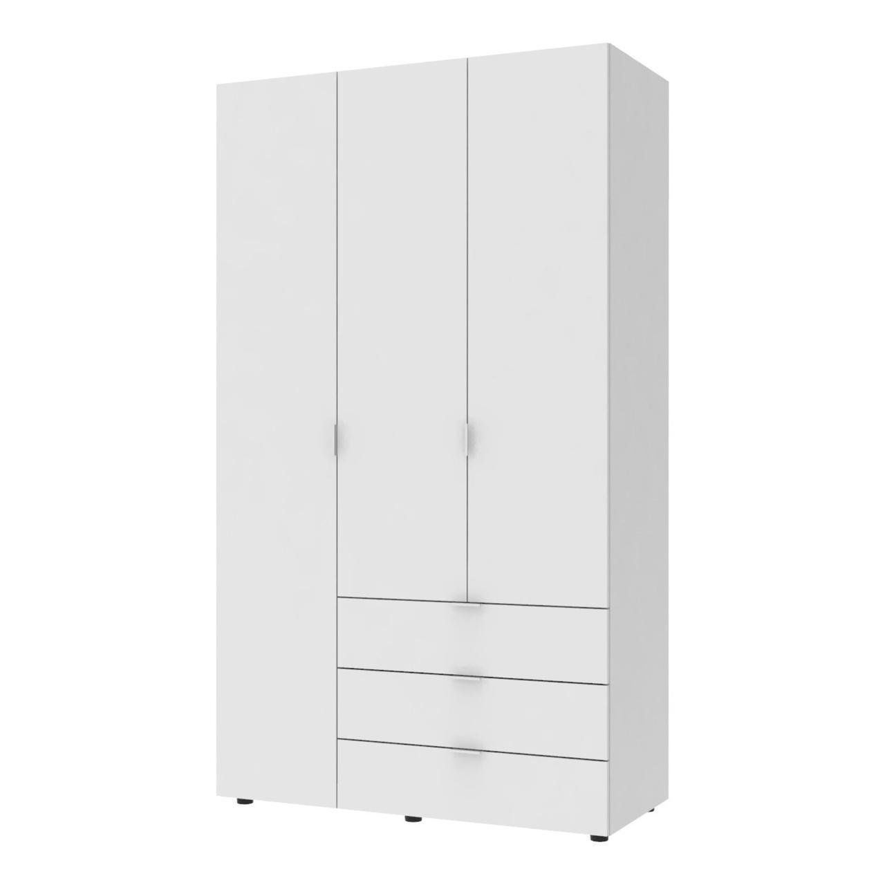 Шкаф распашной для одежды Doros Гелар 116,2х49,5х203,4 см Белый (26795703) - фото 1