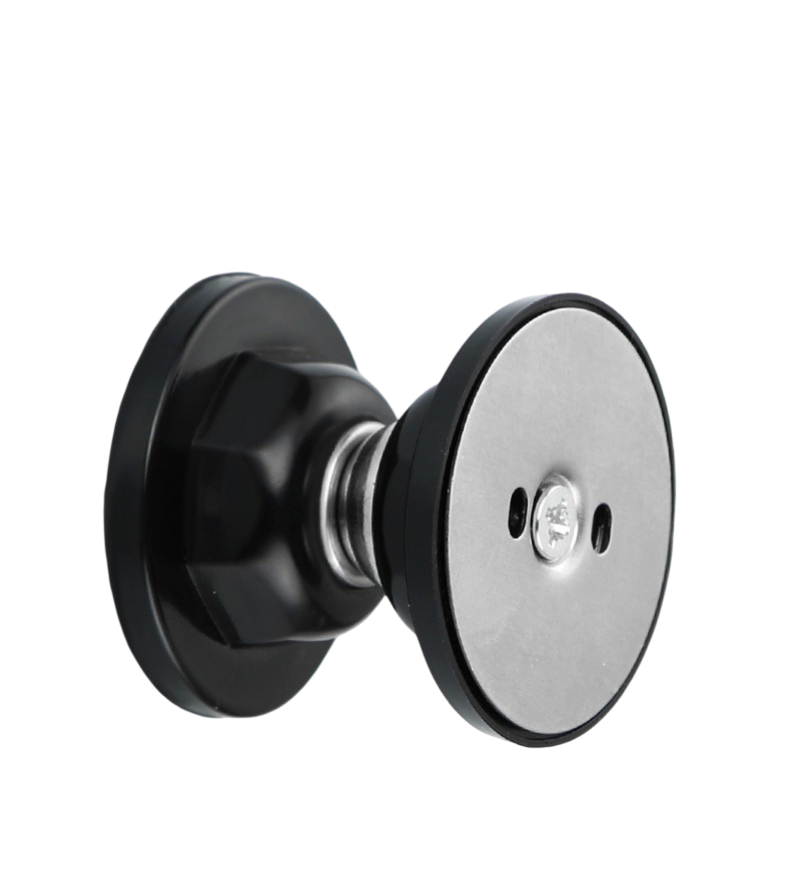 Обмежувач дверей з магнітом стильний захист для дому офісу та квартири Чорний (U9507) Обмежувач дверей з магнітом стильний захист для дому офісу та квартири Чорний (U9507)