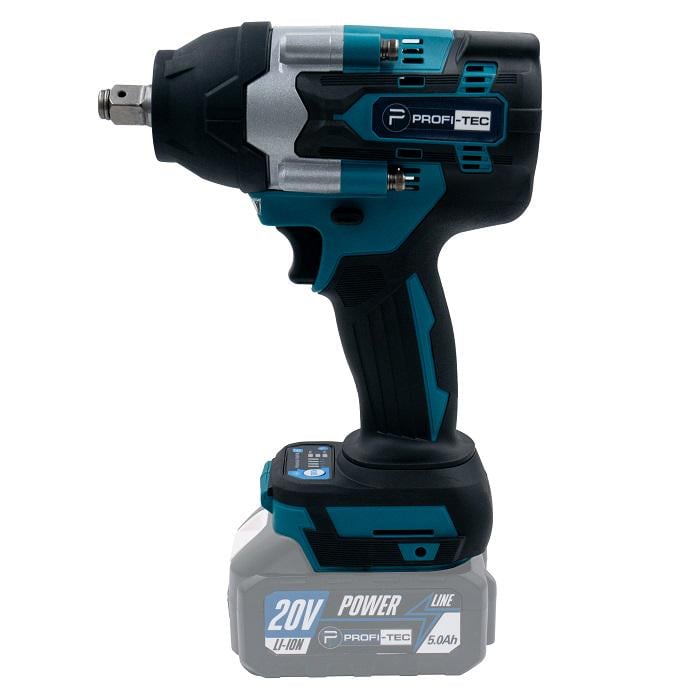 Гайковерт акумуляторний PROFI-TEC DTW800BL POWERLine 1×PT2040MP 4 А/г та зарядний пристрій (007603) - фото 2 Гайковерт акумуляторний PROFI-TEC DTW800BL POWERLine 1×PT2040MP 4 А/г та зарядний пристрій (007603) - фото 2