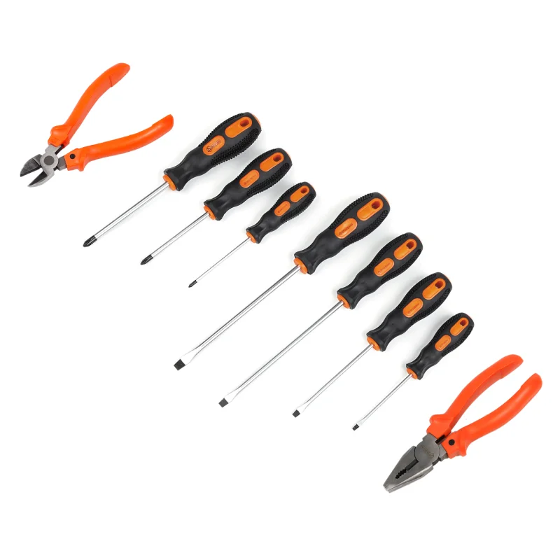 Набор шарнирно-губцевый Polax Стандарт пассатижи/бокорезы и набор отверток (335-005)