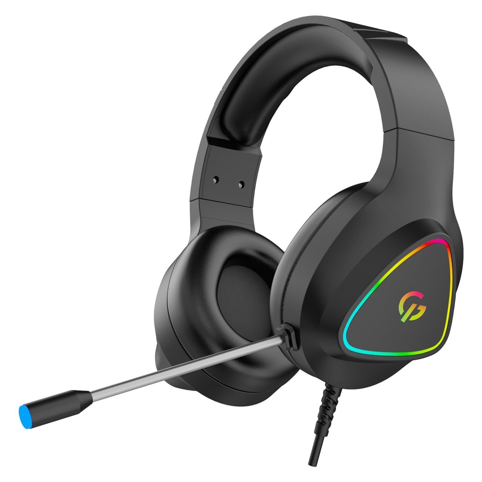 Навушники-гарнітура GamePro HS770 провідна з USB-A 7.1 звук RGB підсвічування кабель 2 м Чорний (626206)