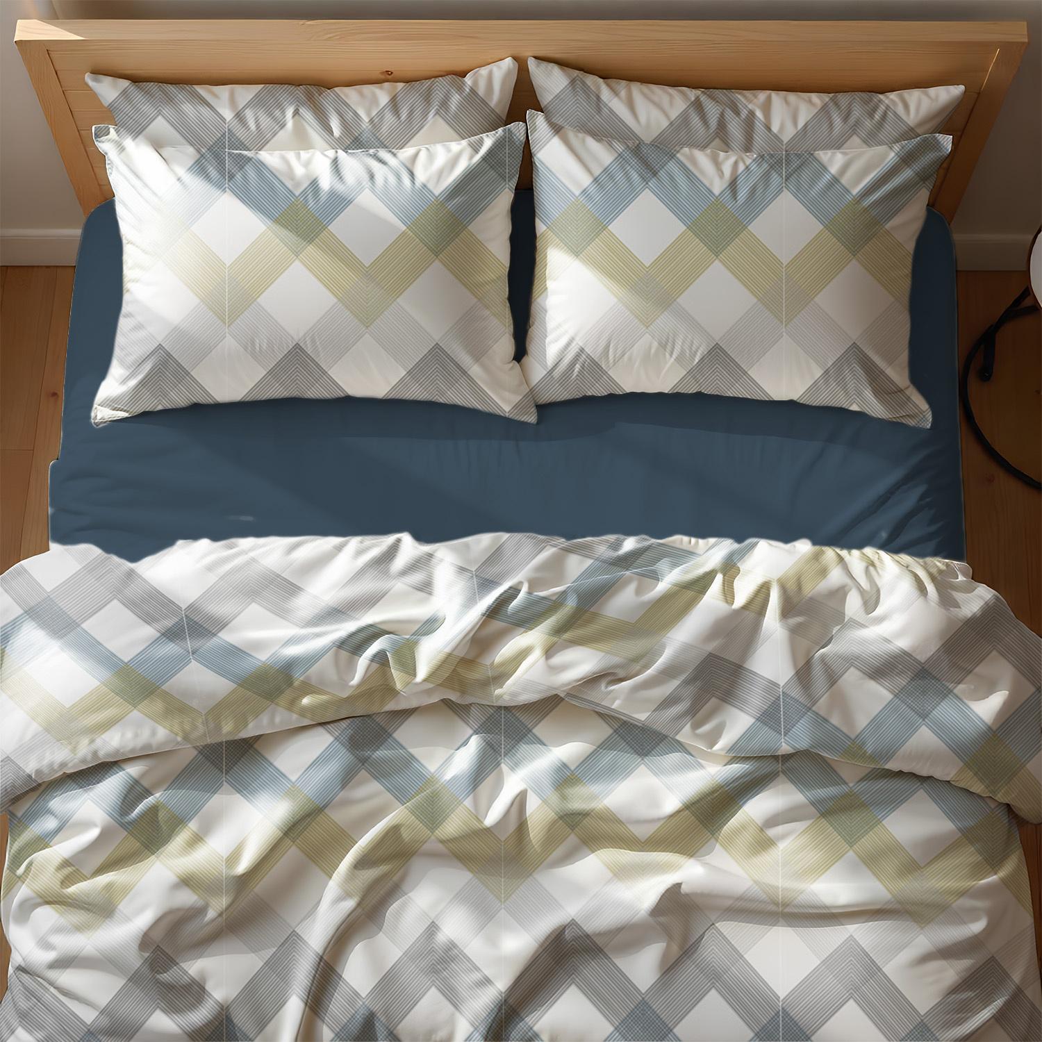 Комплект постільної білизни Zastelli Y10269-4/Midnight жатка євро 200х220 см Різнокольоровий (23021) Комплект постільної білизни Zastelli Y10269-4/Midnight жатка євро 200х220 см Різнокольоровий (23021)