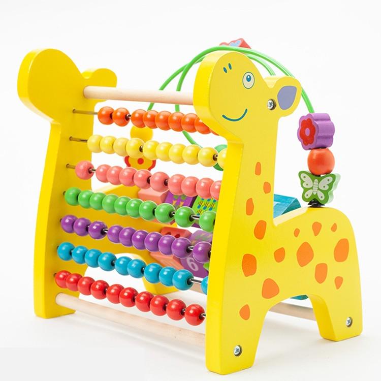 Деревянные детские счеты жираф Fortune idea - фото 4 Деревянные детские счеты жираф Fortune idea - фото 4
