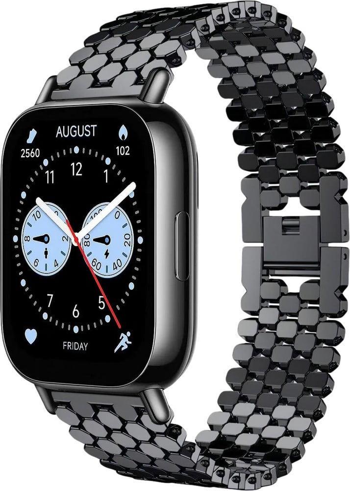 Браслет металлический Scaly для Redmi Watch 5 Lite/5 Active Black (40152-2B)