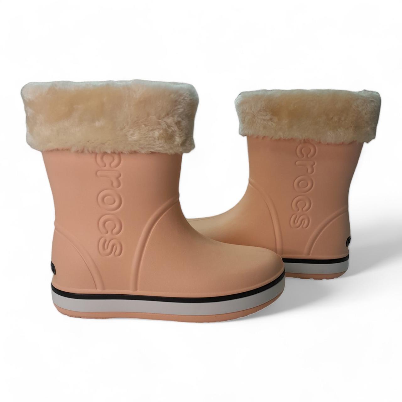 Резиновые сапоги женские Luck Line р. 40 25,5 см Персиковый (1973926805)