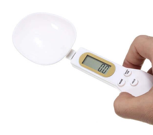 Электронная мерная ложка с весами Digital spoon scale компактная 23х6х2 см Белый (3409) - фото 4