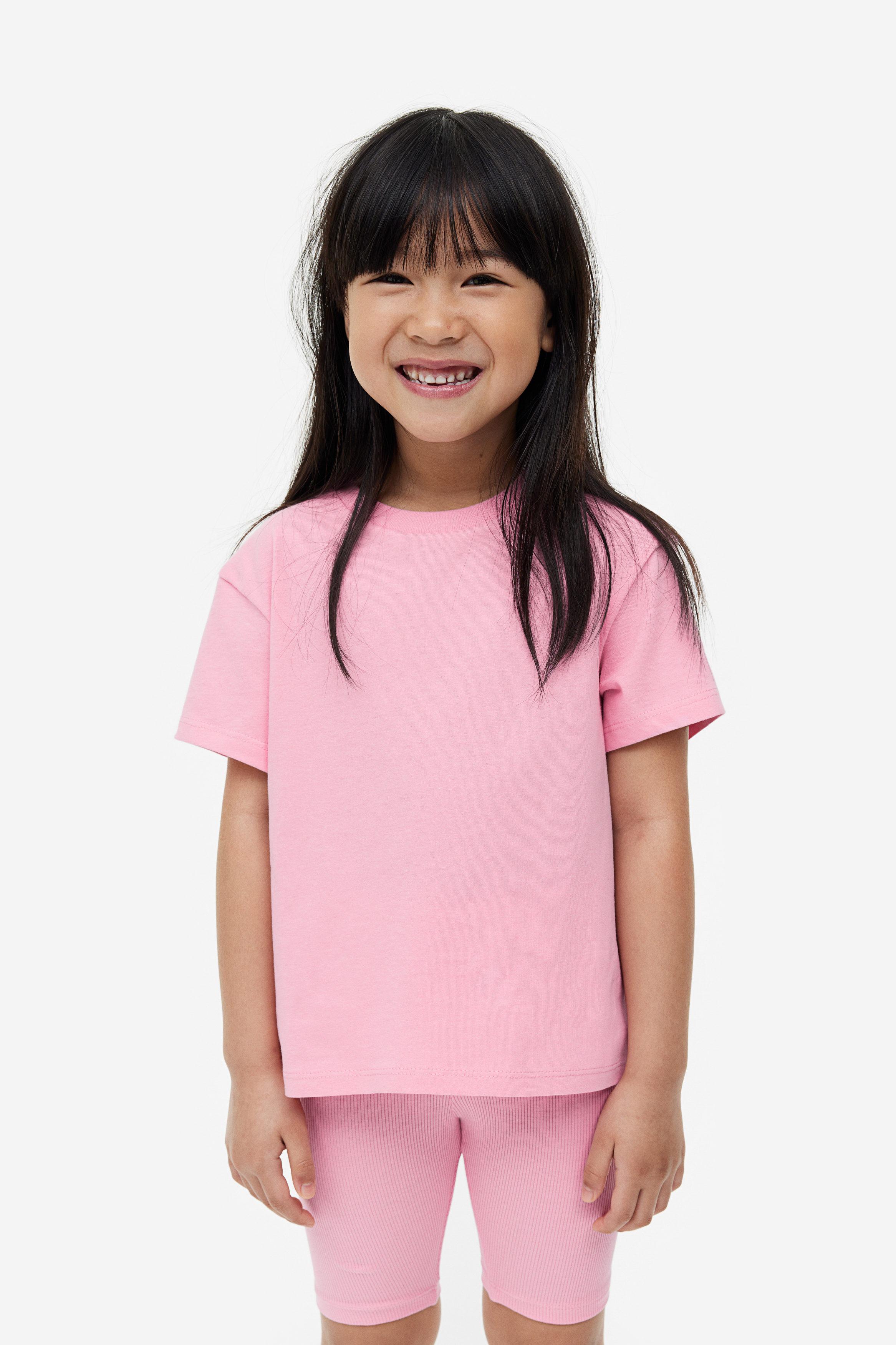 Футболка H&M Квіти 110 см Блакитний (A25099755381)