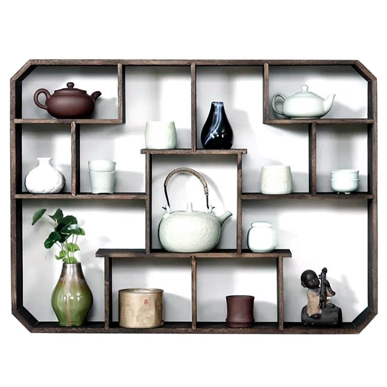 Полка для кружек из дерева Паканти Мокко (СДК-010310)