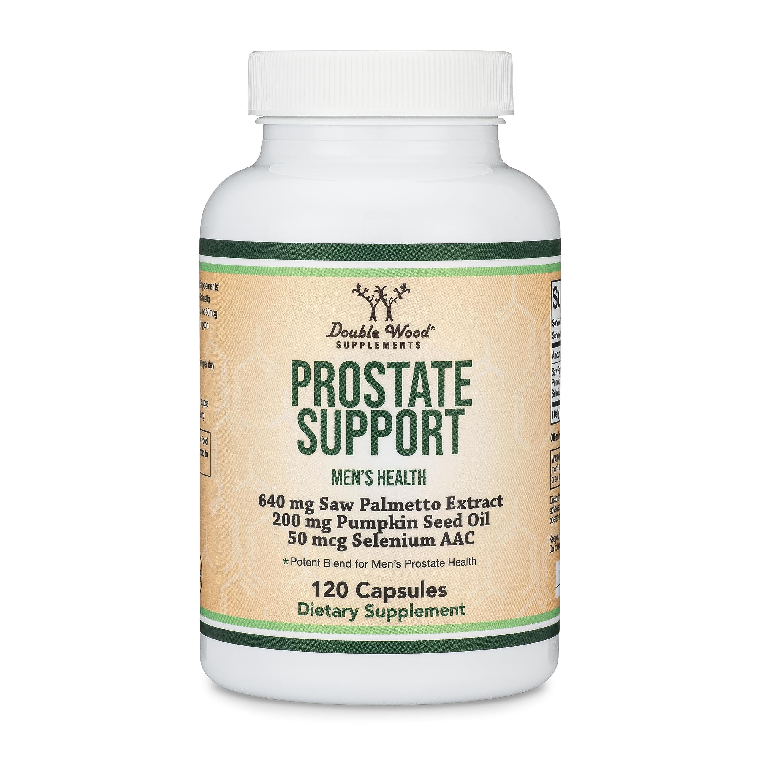 Поддержка здоровья простаты Double Wood Supplements Prostate Support Supplement 120 капсул