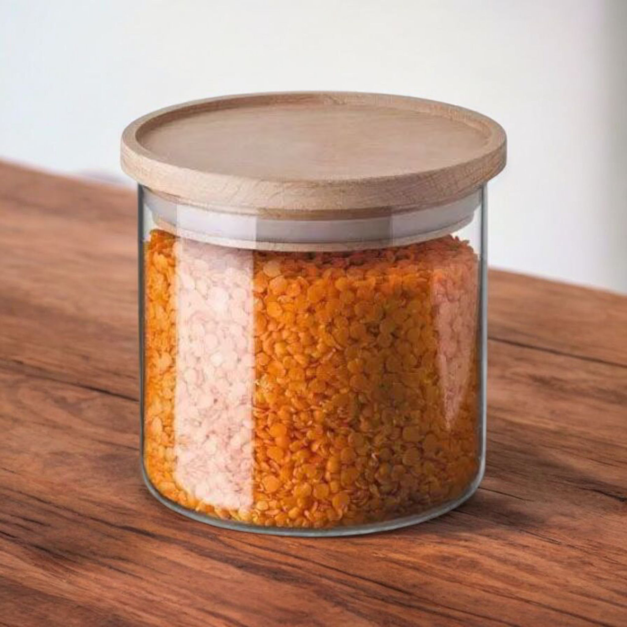 Місткість для зберігання Simax з дерев'яною кришкою 500 мл Прозорий (5162/LWs) - фото 4 Місткість для зберігання Simax з дерев'яною кришкою 500 мл Прозорий (5162/LWs) - фото 4