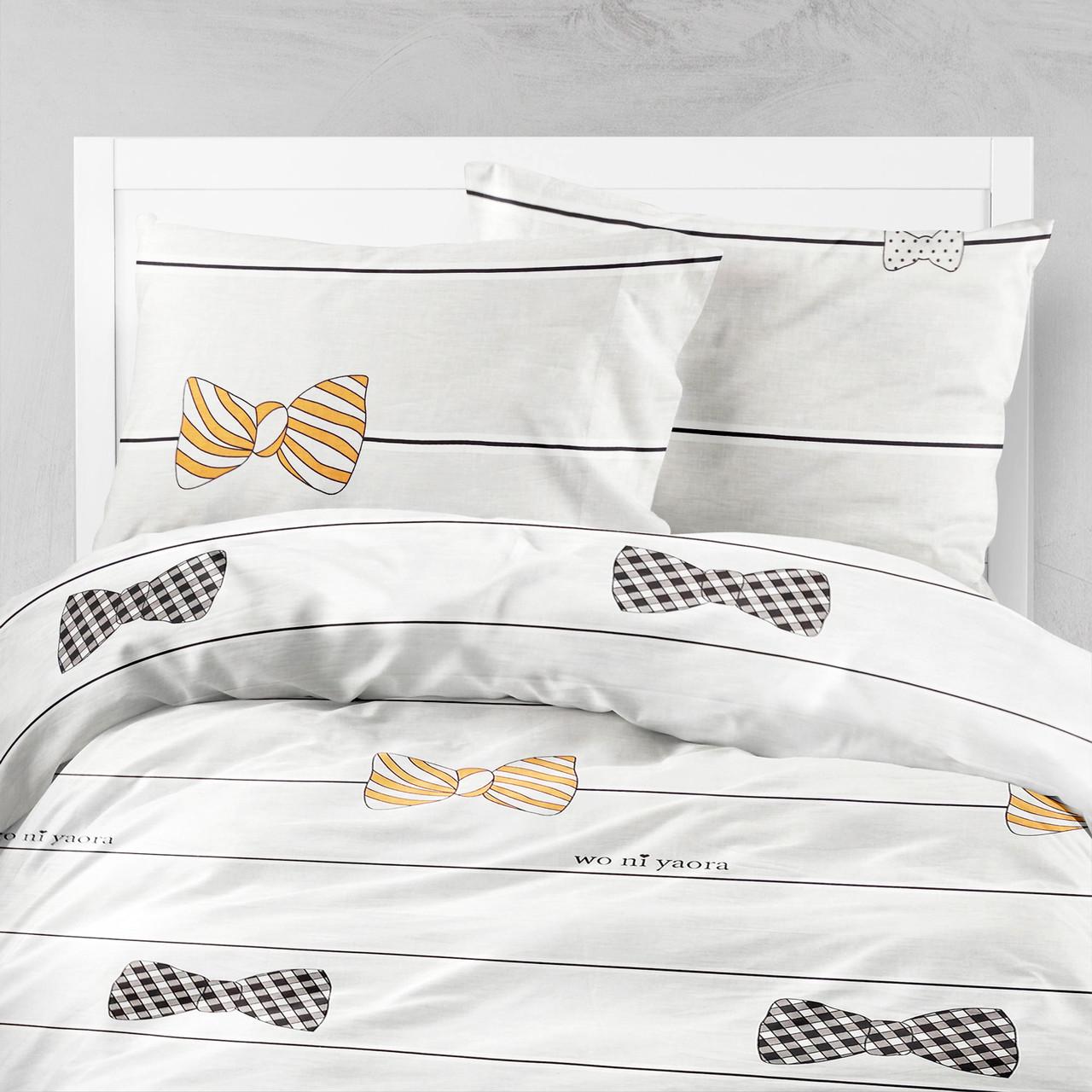 Комплект постельного белья LoveYouHome бязь gold Банты полуторный 150x215 см (7138)