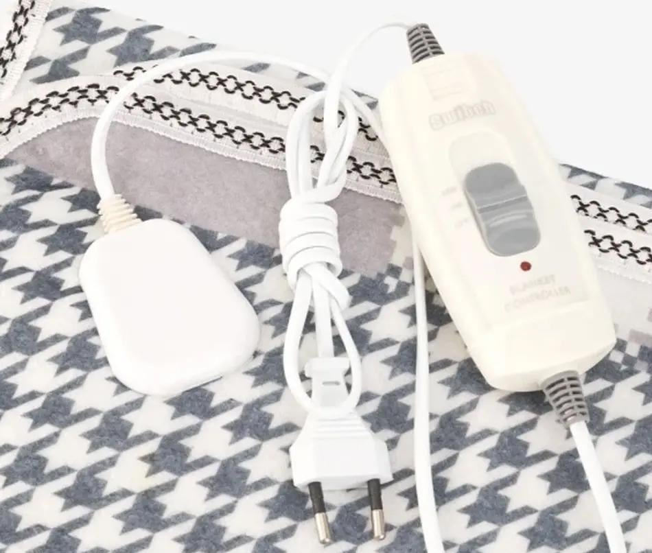 Электропростынь с регулятором температуры на 2 режима кабель 1,35 м полуторная 150х120 см (29511140) - фото 10 Электропростынь с регулятором температуры на 2 режима кабель 1,35 м полуторная 150х120 см (29511140) - фото 10