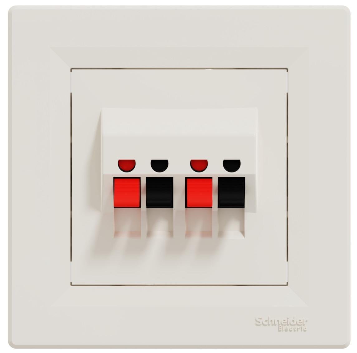 Аудіорозетка Schneider Electric Asfora Кремовий (EPH5700123) Аудіорозетка Schneider Electric Asfora Кремовий (EPH5700123)