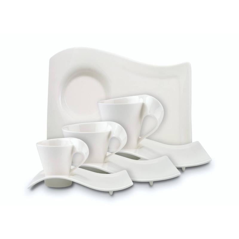 Блюдце Villeroy&Boch NewWave Caffe 22х17 см White (10-2484-2830) - фото 2 Блюдце Villeroy&Boch NewWave Caffe 22х17 см White (10-2484-2830) - фото 2