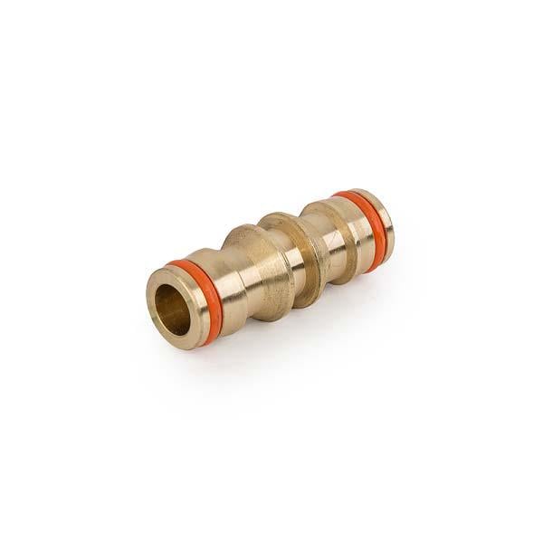 Ніпель для з'єднання двох конекторів Brass BR-2200 латунний Ніпель для з'єднання двох конекторів Brass BR-2200 латунний