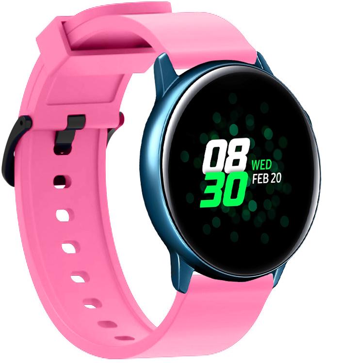 Ремінець силіконовий Like для Galaxy Watch Active 2/1 Pink (13354-31)