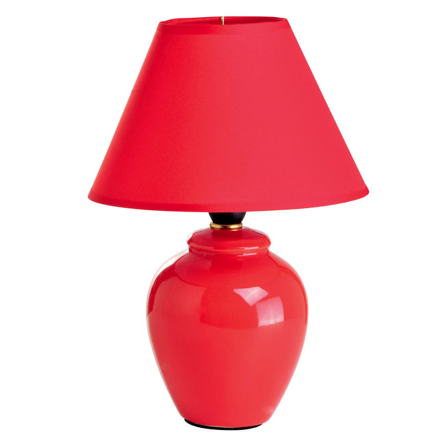 Настольная лампа-торшер Lumano Carlos Red Italian Natural Series 40W E27 IP20 Красный