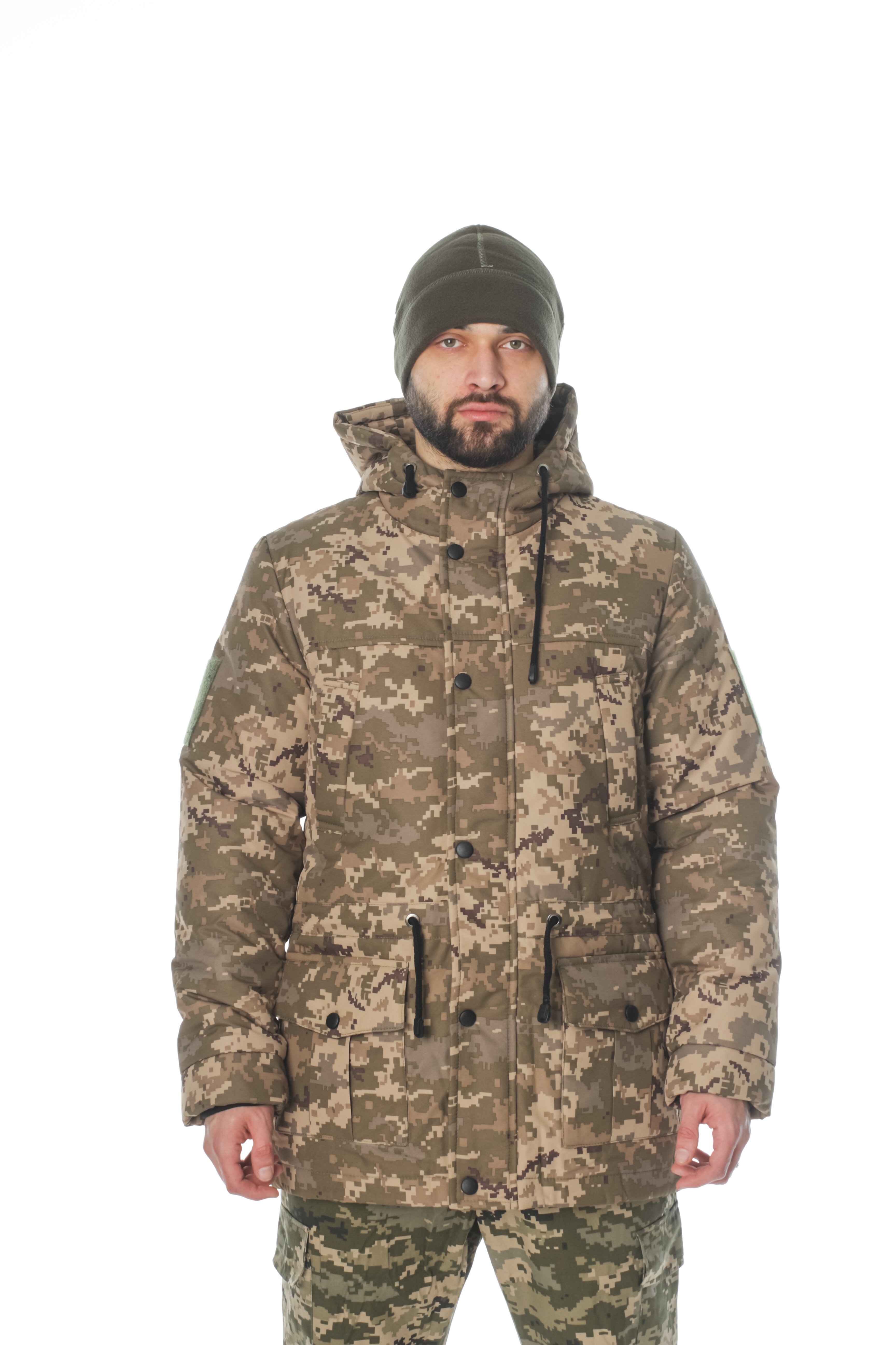 Парка зимняя Intruder M Пиксель (1750843475/1)