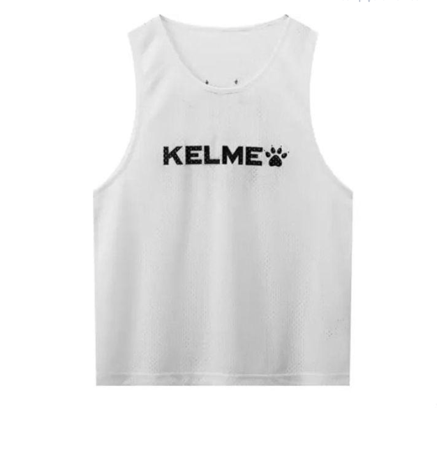 Манишка детская Kelme TRAINING BIB 8051BX3001.9103 р. 140 см Белый