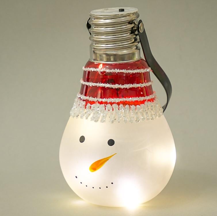 Ліхтарик новорічний Сніговик (AWN-00482) Ліхтарик новорічний Сніговик (AWN-00482)