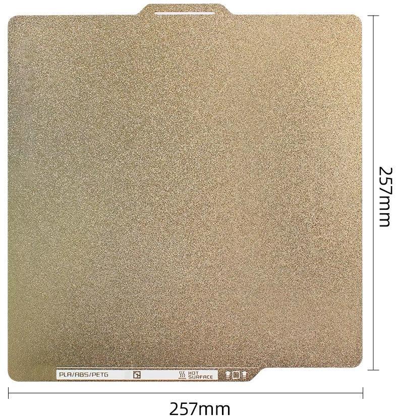 Пластина PEI для BAMBU LAB X1 P1P P1S 3D принтеро FYSETC двостороння РEI textured/PEI textured 257x257 мм (98871744) - фото 4 Пластина PEI для BAMBU LAB X1 P1P P1S 3D принтеро FYSETC двостороння РEI textured/PEI textured 257x257 мм (98871744) - фото 4