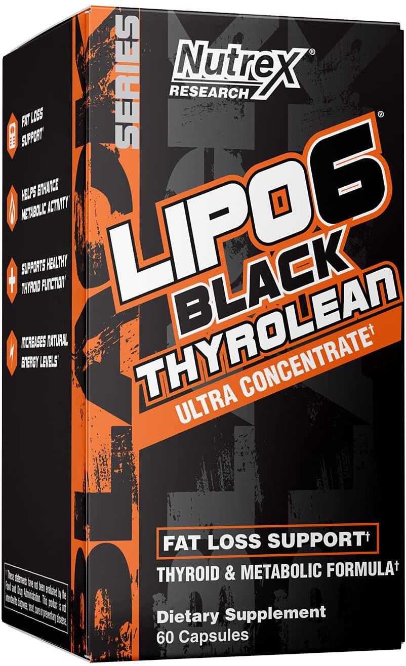 ᐉ Жиросжигатель Nutrex Lipo-6 Black Thyrolean Ultra Concentrate 60 caps