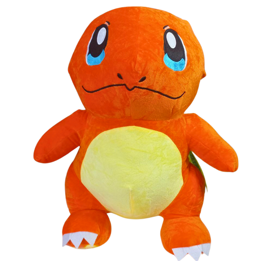 Мягкая игрушка покемон Чармандер Pokemon Charmander 60 см Оранжевый (9062/60)