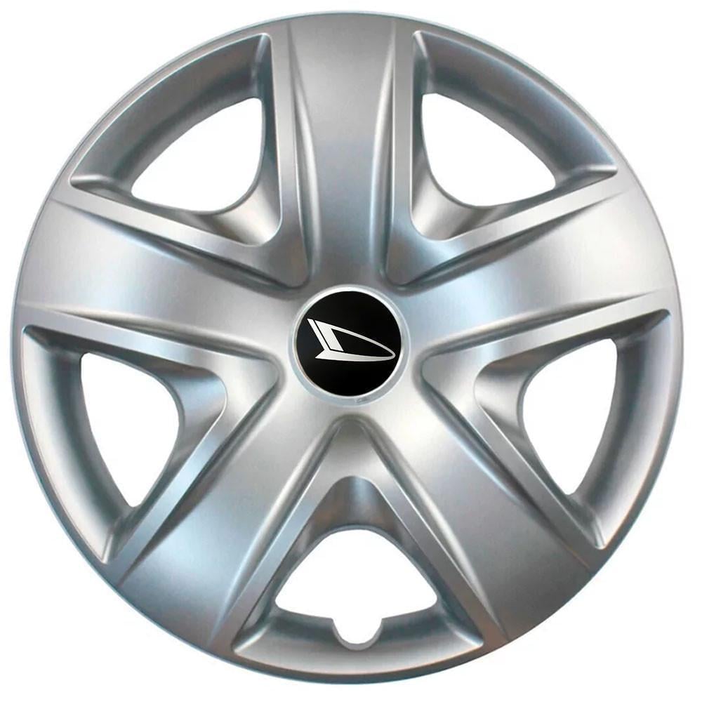 Колпаки SJS 500 с логотипом Daihatsu R17 4 шт. Серебряный