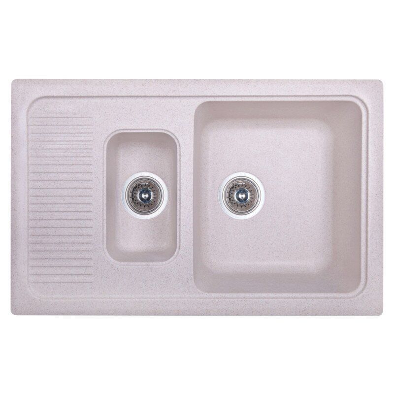Мойка для кухни Cosh 7749 COSH7749K800 с сифоном 772x495 мм Бежевый (62136)