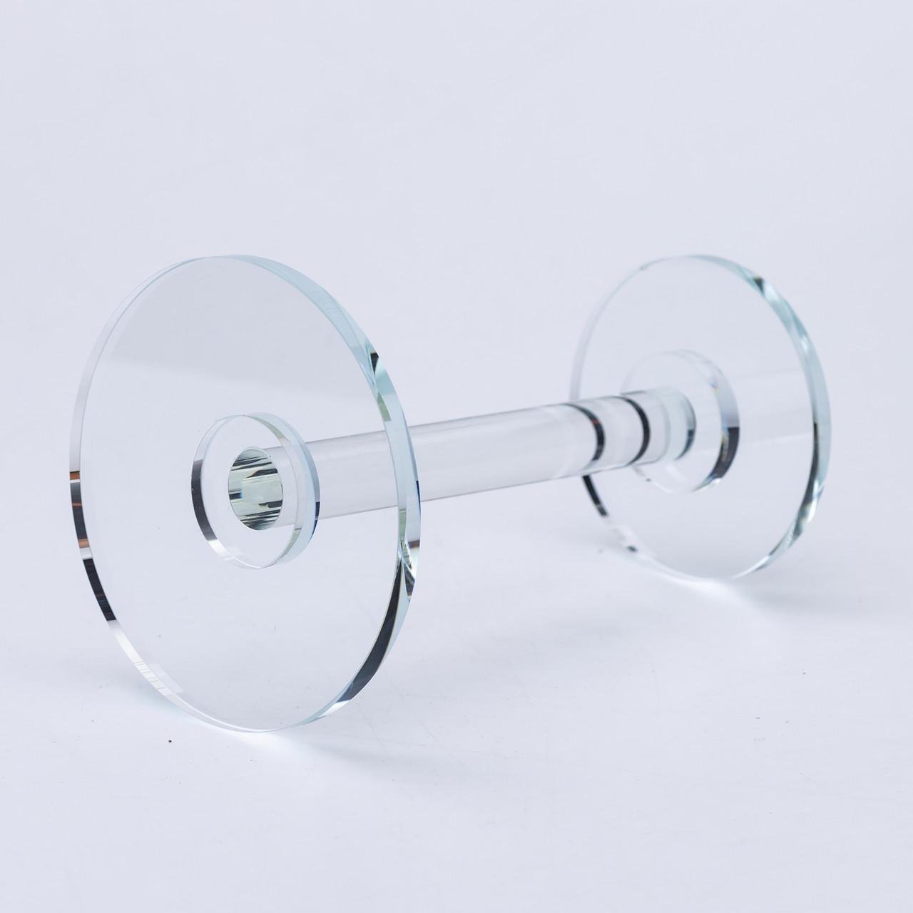 Тортівниця скляна HP-4-88M на високій ніжці кругла підставка для торта/капкейків 30x60 см (6951) - фото 3 Тортівниця скляна HP-4-88M на високій ніжці кругла підставка для торта/капкейків 30x60 см (6951) - фото 3