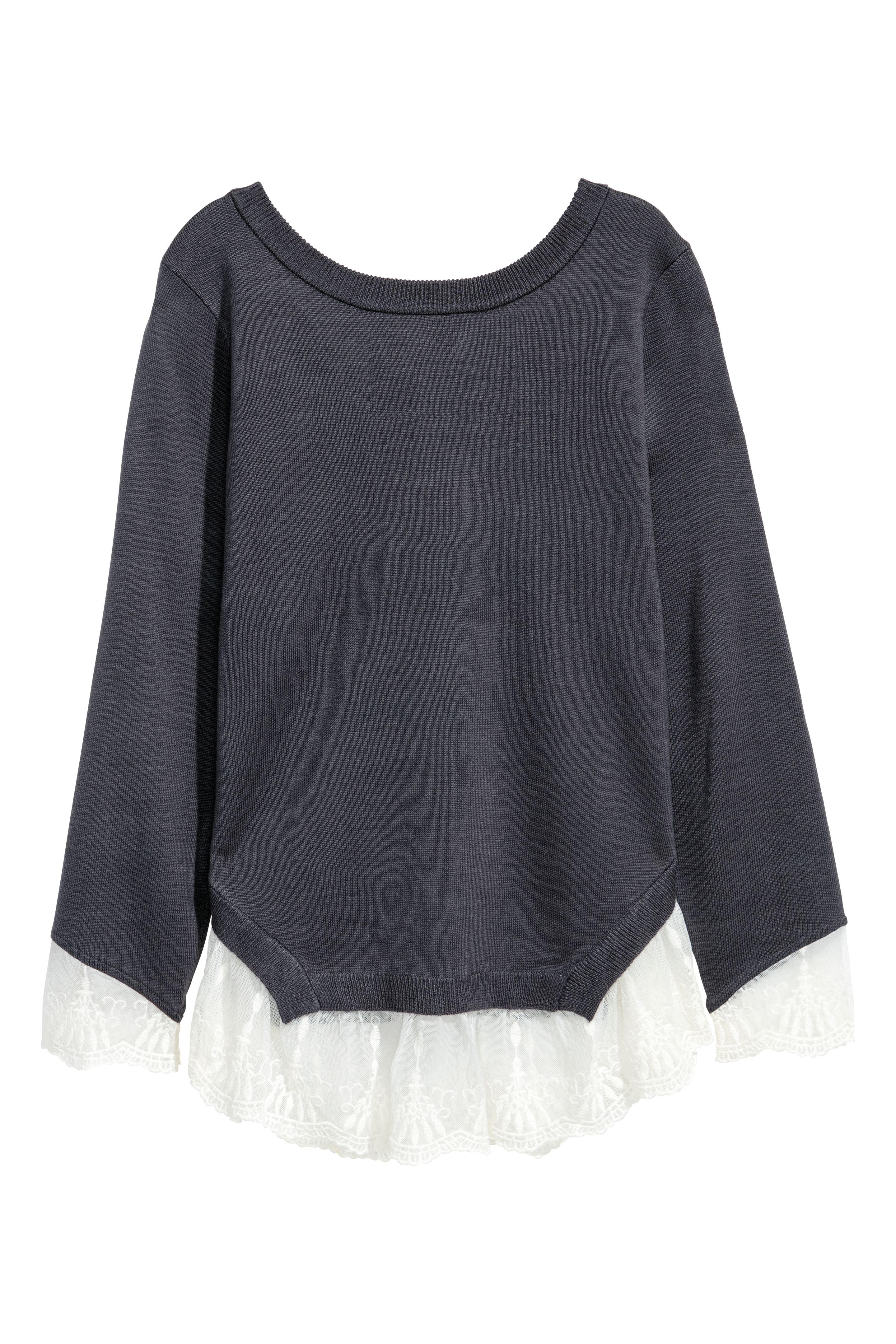 Джемпер H&M S Темно-синий (5796957)