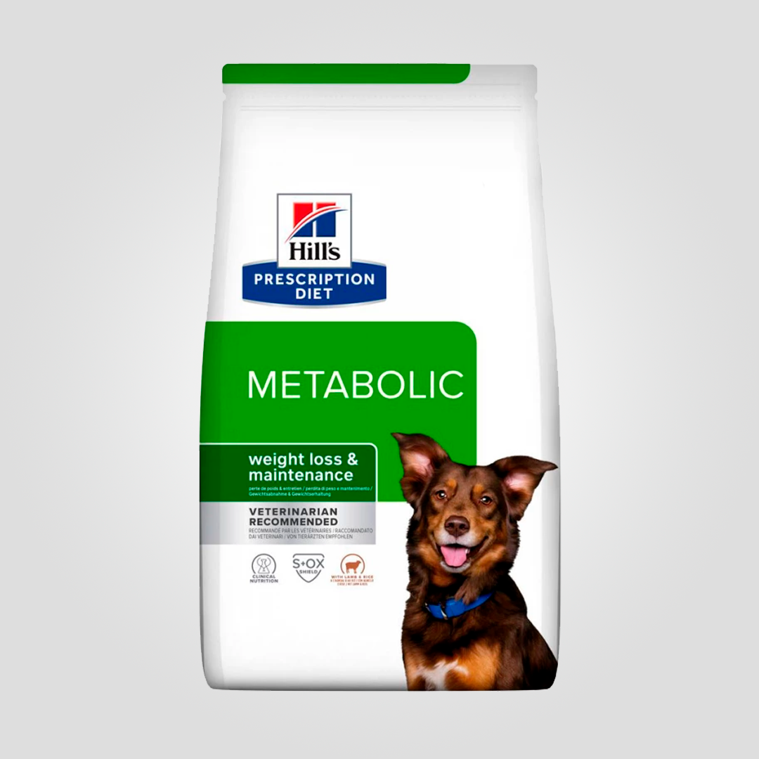 Корм сухой Hill's PD Canine Metabolic для контроля веса у взрослых собак с ягненком и рисом 1,5 кг (20504801)