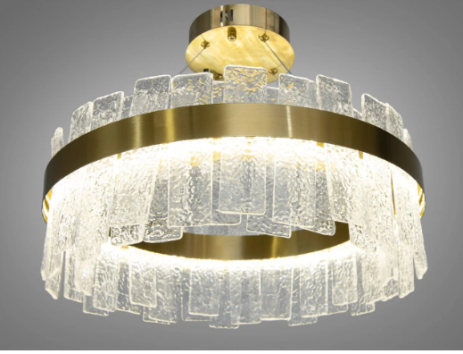 Люстра хрустальная светодиодная Diasha 110 Вт 50 см Бронзовый (817/500BR) Люстра хрустальная светодиодная Diasha 110 Вт 50 см Бронзовый (817/500BR)