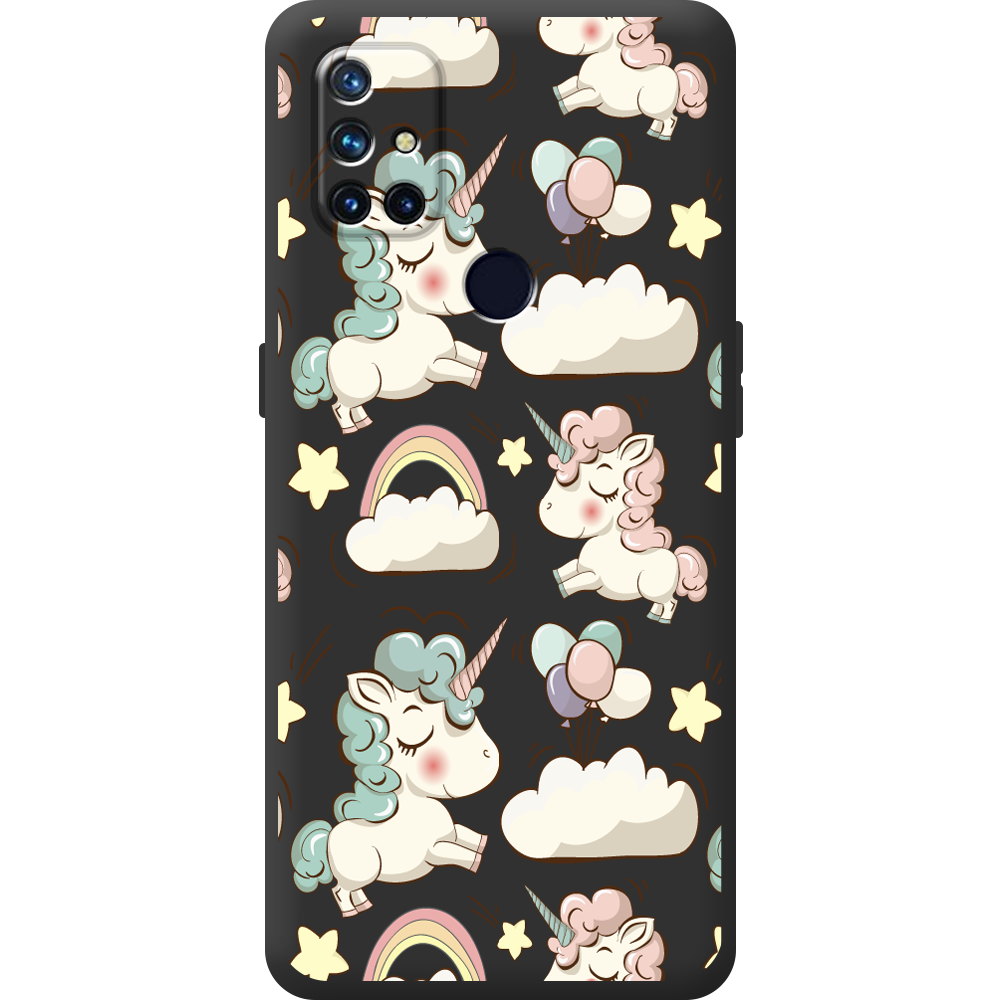 Чохол BoxFace OnePlus Nord N10 Unicorns Чорний силікон (43633-cc2-44515)
