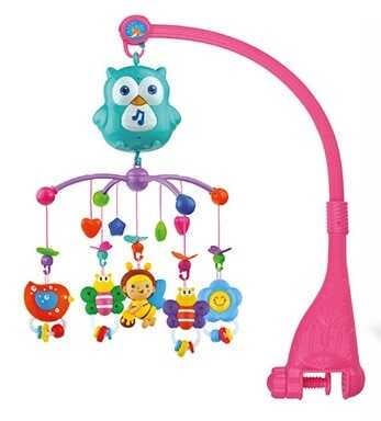 Карусель мобиль на кроватку Добрые сны 5 подвесок звуковые и световые эффекты (108660)