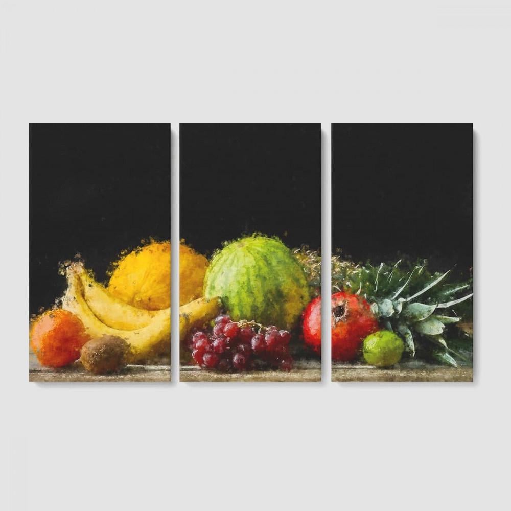 Модульная картина Malevich Store Натюрморт из трех частей 156x100 см (MK311618)