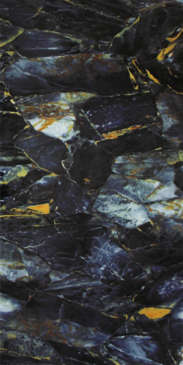 PET-панель самоклеющаяся глянцевая 600х300х2,5 мм Глубокий платиновый серый (2770340372)