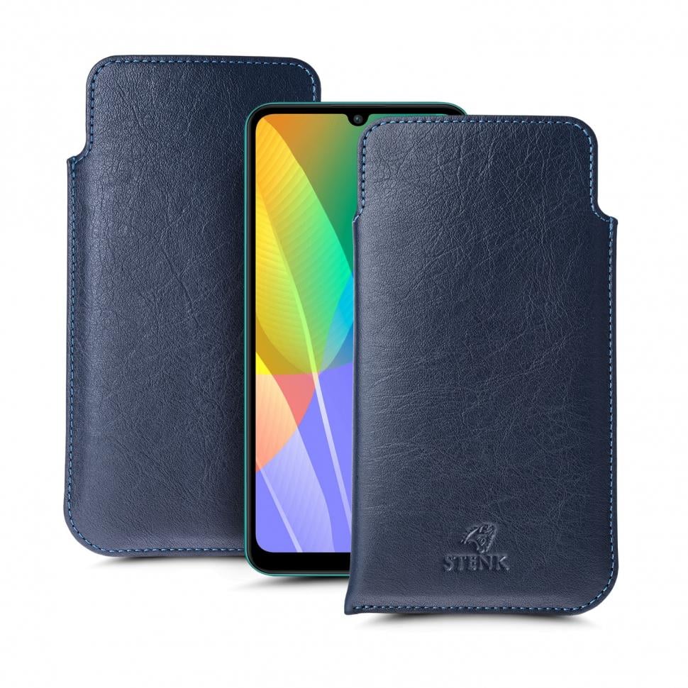 Футляр Stenk Elegance для Huawei Y6P Синий (65957)