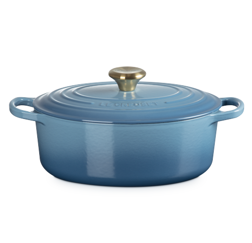 Кастрюля Le Creuset Signature 4,1 л овальная Chambray (21178274344441)