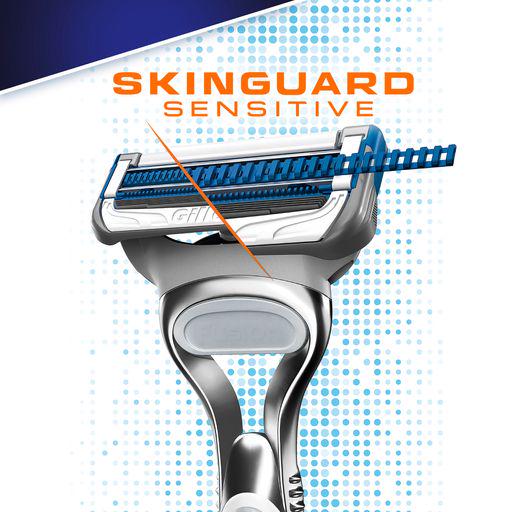 Картриджі змінні для гоління чоловічі Gillette Skinguard Sensitive 8 шт. (8063483) - фото 3