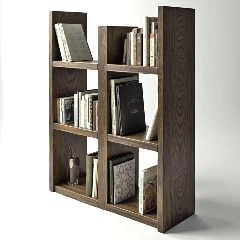 Полка книжная настольная из дерева Вайнам Палисандр (КПА-027502)