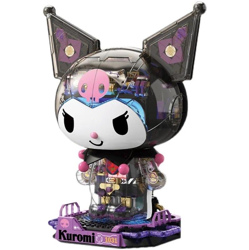 Игрушка-головоломка Sanrio Building Block Kuromi мультяшная детская Игрушка-головоломка Sanrio Building Block Kuromi мультяшная детская