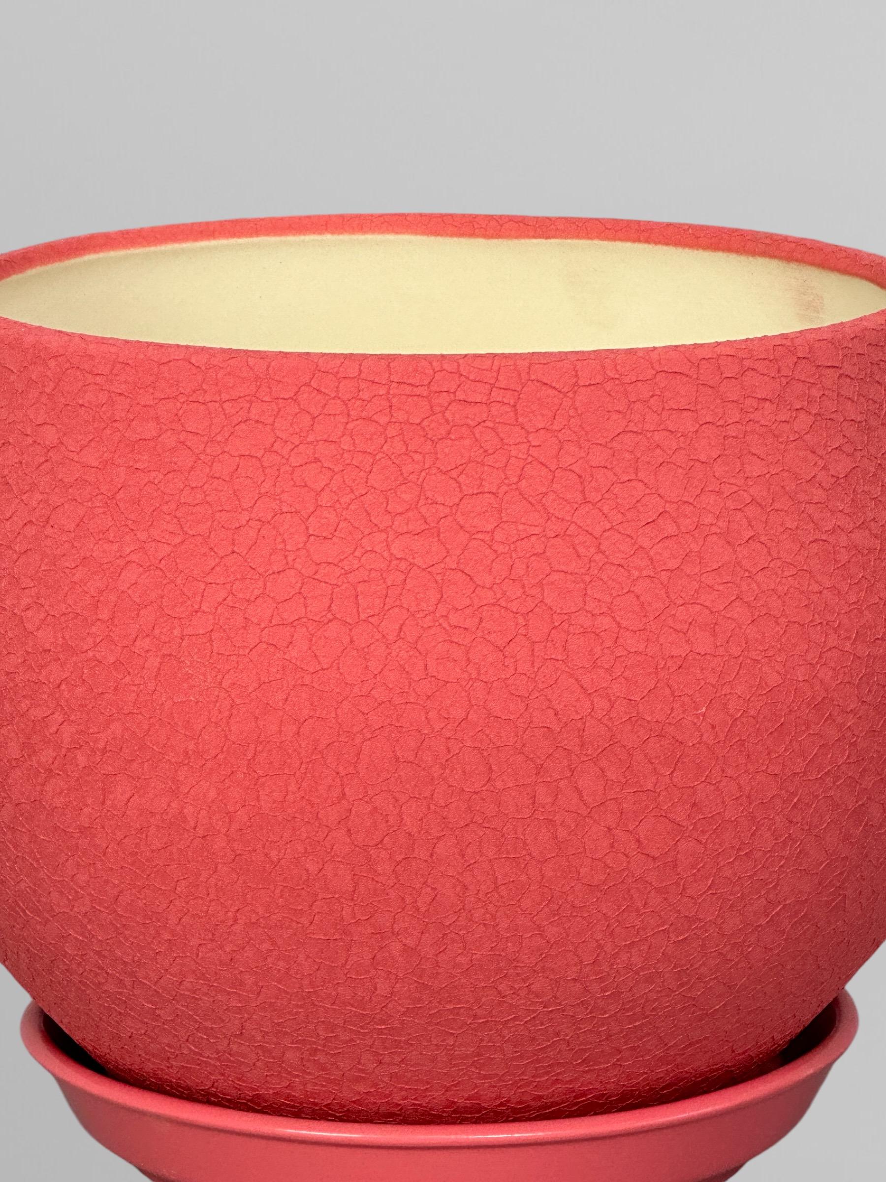 Горщик для квітів керамічний Куля шовк 4,1 л Лососевий (Г02013) - фото 3 Горщик для квітів керамічний Куля шовк 4,1 л Лососевий (Г02013) - фото 3