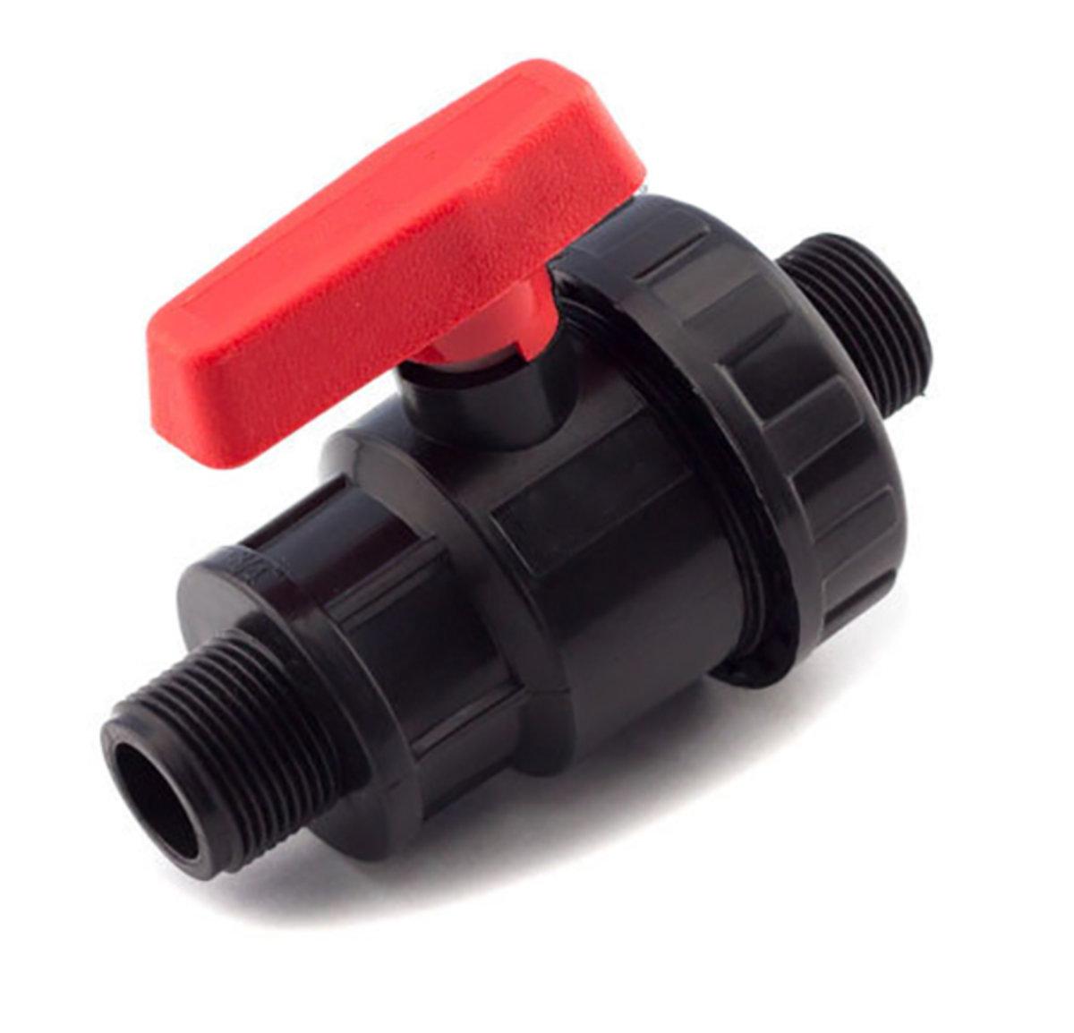 Кран кульовий SantehPlast ПНД ЗЗ 1 1/4" (SW-20893) Кран кульовий SantehPlast ПНД ЗЗ 1 1/4" (SW-20893)